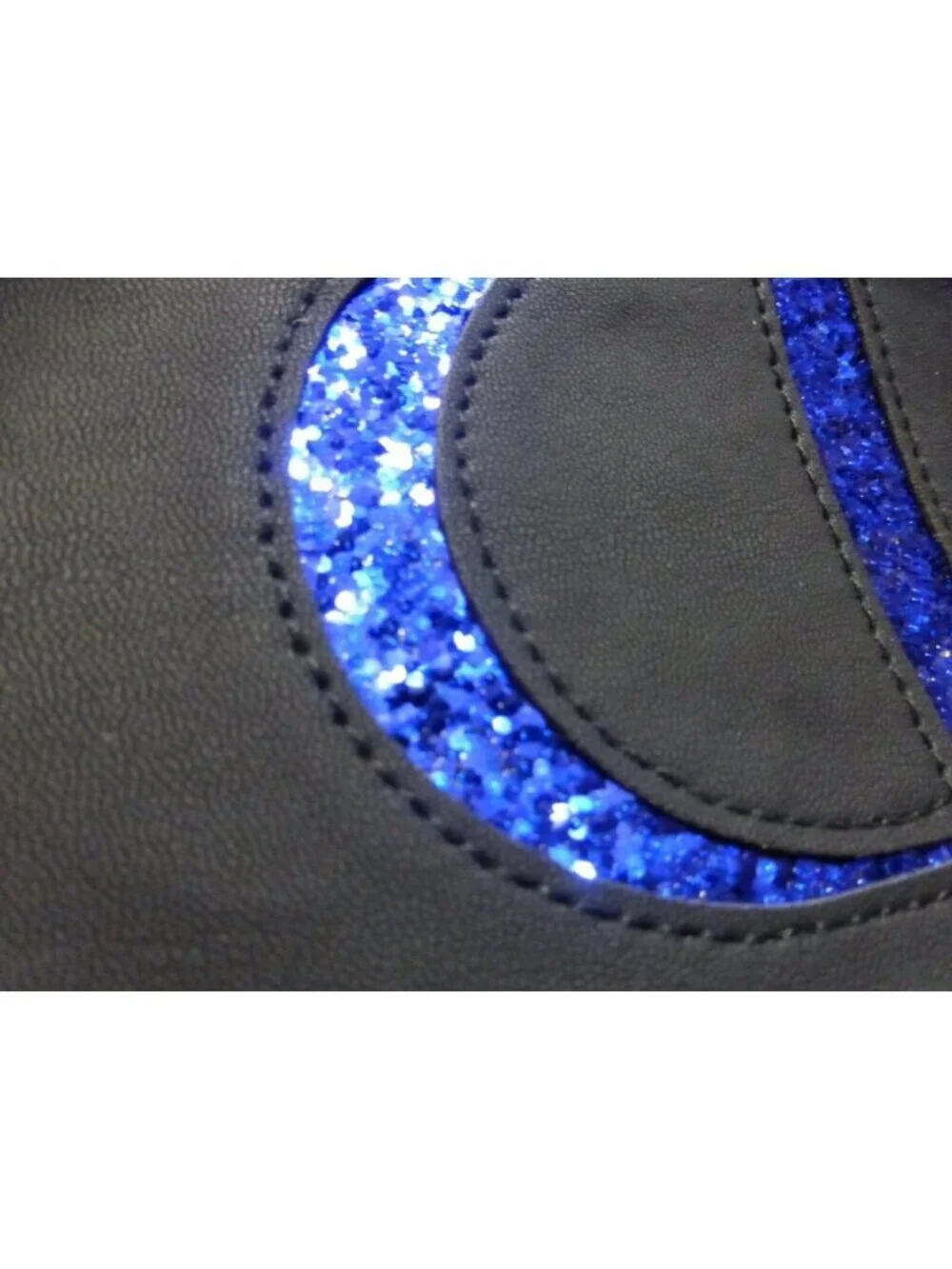 Dior BLUE GLITTER LOGO COSMETIC Makeup Evening BAG Trousse pouch